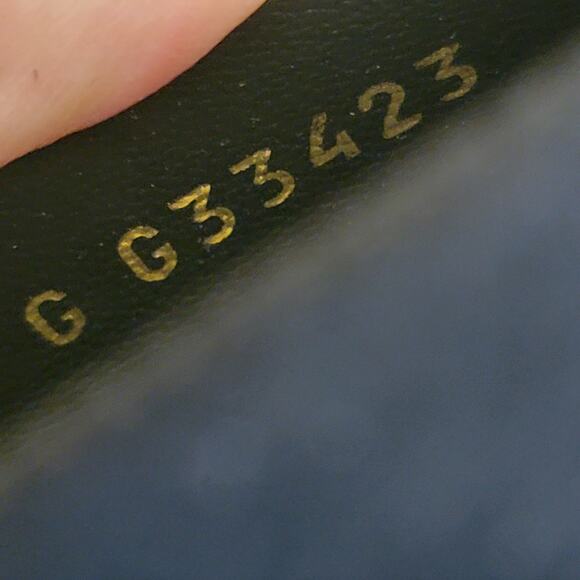 Chanel Black Suede Leather CC Logo Cap Toe High Heels Pearl Pumps 8 38.5 G33423 - Picture 5 of 14